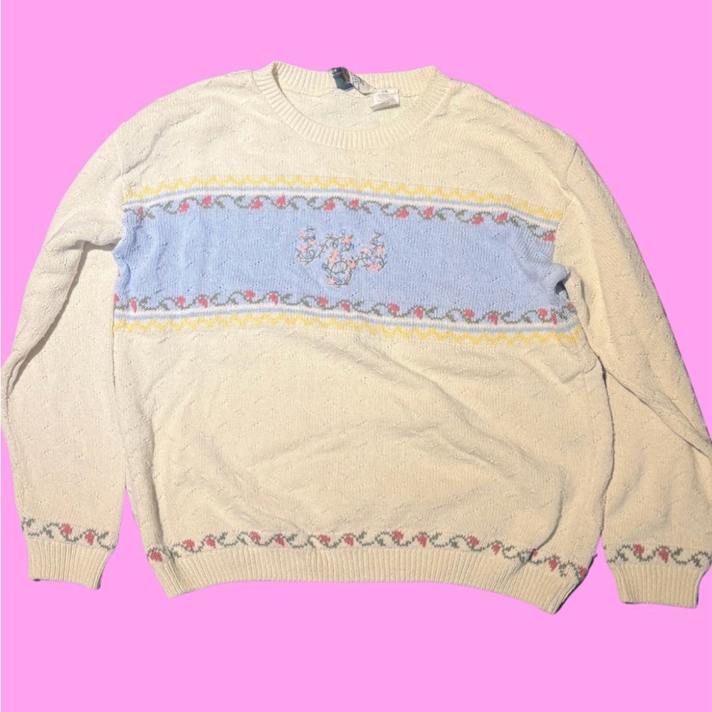 Croquette core vintage sweater